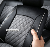 Housses de siège auto universelles MELCO Premium en polyester, ensemble complet matelassé, protections de sièges automobiles pour la plupart des véhicules, toutes saisons
