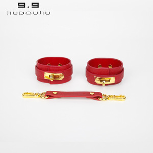 Menottes en cuir SM, bondage sexuel pour couples, jouets érotiques en cuir, produits pour adultes, masturbation. - Product Image 4