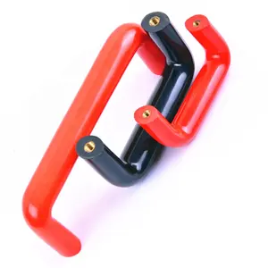 blue red black wear resistance temperature resistance PA ABS PA6 PA66 reinforced nylon plastic metal strong handle with M6 screw