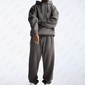 Wholesale 100% Cotton Washed Crop Printed Pattern Streetwear Zipper-Up Windproof Waterproof Hoodies <b>Men</b> Custom Logo Embroidered - Product Image 4