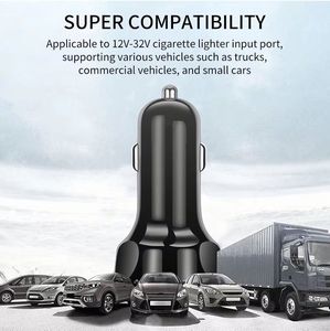 4 Usb Car Phone Charger Qc3.0 Fast Charging Mobile Phone Car Charger 7a Car Charger Adapter - Product Image 5