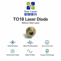 Diodo Láser Rojo QSI QL65D7SX-PS 660nm 5mW TO5.6 70° C Modo TE LD para Sensor de Partículas PM2.5 Industrial