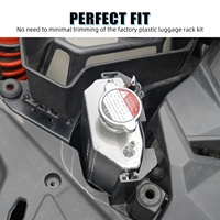 Réservoir de refroidissement en aluminium NICECNC compatible avec CanAm Maverick X3 2017-2022 Maverick Trail 800 1000 Defender Max HD8