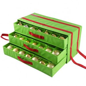 Stoccaggio pieghevole degli organizzatori di immagazzinaggio dell'ornamento di natale di vendita calda utilizzato per riporre le <span class=keywords><strong>cose</strong></span> - Product Image 2