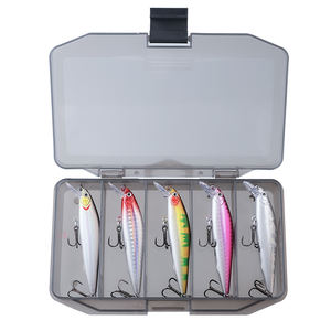 9cm 10g 5 pièces/boîte méné dur leurre de pêche ensemble 5 couleurs bionique Mino dur appâts de pêche ensemble en gros leurres de pêche ensemble - Product Image 2