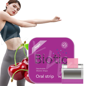Película de disolución oral de Bióticos de alta calidad y bajo precio, suplemento Natural, soporte energético, vitamina, película delgada oral, tiras de fusión oral - Product Image 1