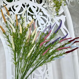 Fábrica de Flores Meiyu, Flores Artificiales de Cola de Rata de 30cm-100cm, Decoración para Bodas y Hogar, Accesorios de Vegetación - Product Image 1