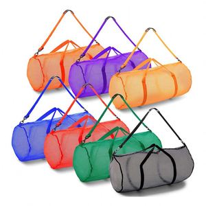 Muestra Gratis: Bolsa de Deporte y Viaje Extra Grande Personalizada de Malla con Cremallera y Correa para el Hombro - Product Image 1