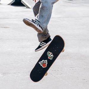 Calcomanía de monopatín de vinilo de PVC impresa a todo color a prueba de agua, pegatinas decorativas de grafiti, etiquetas de embalaje troqueladas para personalizar - Product Image 2