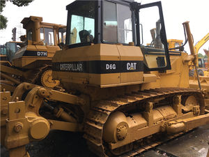 Topadora de cadenas CAT D6G usada original de Japón con rendimiento estable, capacidad de apisonamiento de 8.6m, potencia de 90HP, 15000KG para construcción - Product Image 3