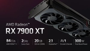 Carte graphique de jeu Radeon 7900 7900xt XTX GAMING, 24 Go de mémoire GDDR6, interface mémoire 384 bits, pour ordinateur de bureau - Product Image 3
