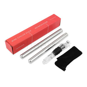 Cheerfast Usine En Gros 5 En 1 En Acier Inoxydable <span class=keywords><strong>De</strong></span> Qualité Alimentaire Réutilisable <span class=keywords><strong>Bouteille</strong></span> <span class=keywords><strong>De</strong></span> <span class=keywords><strong>Vin</strong></span> Refroidisseur Bâton Cadeau Ensemble Refroidisseur Bâton <span class=keywords><strong>Vin</strong></span> Rouge - Product Image 5