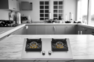 Niedriger Preis Kopf Intelligenter Gasherd Doppel kocher Küche Kochherd aus gehärtetem Glas 2-Flammen-Gasherd - Product Image 5