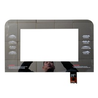Panel Táctil Capacitivo Abierto de 21.5 Pulgadas, USB, PCAP Directo, OEM de Fábrica, MOQ Bajo, 10 Puntos, para Módulo LCD TFT