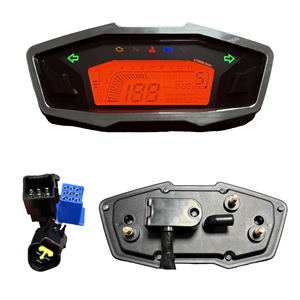Nouveau Compteur de Vitesse et Odomètre à LCD Accessoire de Moto Tableau de Bord Numérique pour Loncin LX300 - 6 <span class=keywords><strong>CR6</strong></span> - Product Image 1