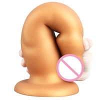 Super enorme líquido de silicona consolador Extra grande grueso gigante juguete sexual para las mujeres gran Consolador de juguete