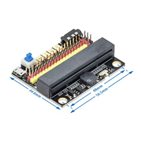 Carte d'extension Microbit V2, carte mère IOBIT V1.0/2.0, adaptateur horizontal Micro: Bit, carte d'extension Microbit V2 IOBIT