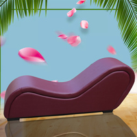 Canapé d'Amour en S pour Dropshipping, Meuble Sexuel BDSM Multifonctionnel en Bois, Aide Posturale Érotique pour Chambre à Coucher, Chaise Tantra pour Couples