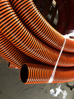 Tuyau d'aspiration industriel MUTRI en PVC renforcé en spirale, antistatique, résistant à la corrosion, haute pression, hautement élastique, à nervures externes