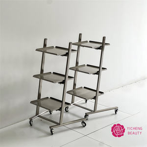 Yicheng Beauté Super Qualité Salon <span class=keywords><strong>Chariot</strong></span> <span class=keywords><strong>Chariot</strong></span> Roues Roulantes <span class=keywords><strong>Coiffure</strong></span> Barber Utilisé <span class=keywords><strong>Chariot</strong></span> De Stockage De <span class=keywords><strong>Chariot</strong></span> de Chine - Product Image 4
