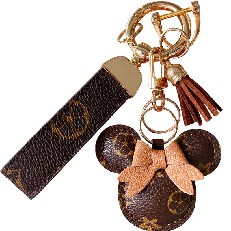 lv minnie mouse keychain