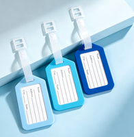 Étiquettes de bagages en cuir personnalisées de haute qualité pour fabricants, porte-passeport et ensemble d'étiquettes de bagages, étiquettes de bagages par sublimation