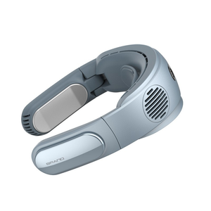 Ventilateur portable pliable 5000 mAh, mini climatiseur de cou à semi-conducteurs, rechargeable USB, ventilateur paresseux à suspendre autour du cou - Product Image 3