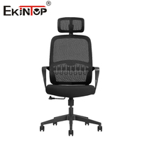 Chaise ergonomique Ekintop, mobilier de bureau, vente directe d'usine, chaise de bureau pivotante en mesh moderne pour salle de réunion