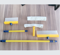 Nettoyeur de vitres télescopique Greenwell en silicone écologique ABS+métal, manche long de 30 cm + 120 cm, outil de nettoyage de voiture, vu à la télévision