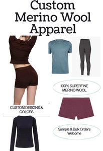 Conjunto de Yoga Personalizado de <span class=keywords><strong>Lana</strong></span> Merino sin Costuras para Mujer, Sujetador Deportivo Acanalado y Leggings de Cintura Alta para Gimnasio, Ropa Deportiva para Fitness, Chándal para Correr GCC - Product Image 4