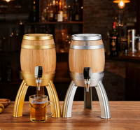 Distributeur de bière commercial portable à LED, refroidi par glace, finition chromée, en acrylique de qualité alimentaire, avec prise UK – Vente directe usine
