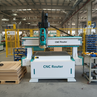 Máquina de Corte CNC 1325 para Producción Profesional de Muebles, Software de Cambio Automático de Herramientas, Tallado de Madera