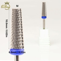 Super 2XF M 5 en 1 Petit Baril Efile Cutter Fraises 6.0*16.0mm Flat Top Professionnel Forets À Ongles Coniques Carbure De Tungstène