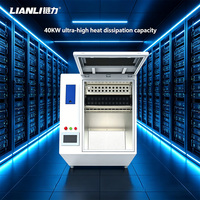 Armoire de refroidissement liquide par immersion Lianli 12U 40KW monophasée pour dissipation thermique de serveurs de centre de données