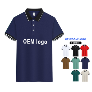 Venta caliente logotipo personalizado impreso camisetas de punto sólido para <span class=keywords><strong>Polo</strong></span> para hombres uniforme del personal para <span class=keywords><strong>Polo</strong></span> - Product Image 3