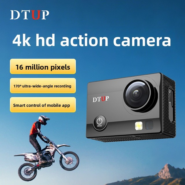 Wholesale 4K 2-inch HD Screen Outdoor Riding Motorcycle/Bike Helmet Selfies Mountain Walking Media Waterproof 4k Action Camera
