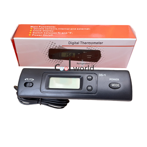Thermomètre de <span class=keywords><strong>voiture</strong></span> DS-1 thermomètre d'<span class=keywords><strong>horloge</strong></span> numérique de réfrigérateur avec la sonde pour la <span class=keywords><strong>voiture</strong></span> de véhicule - Product Image 1