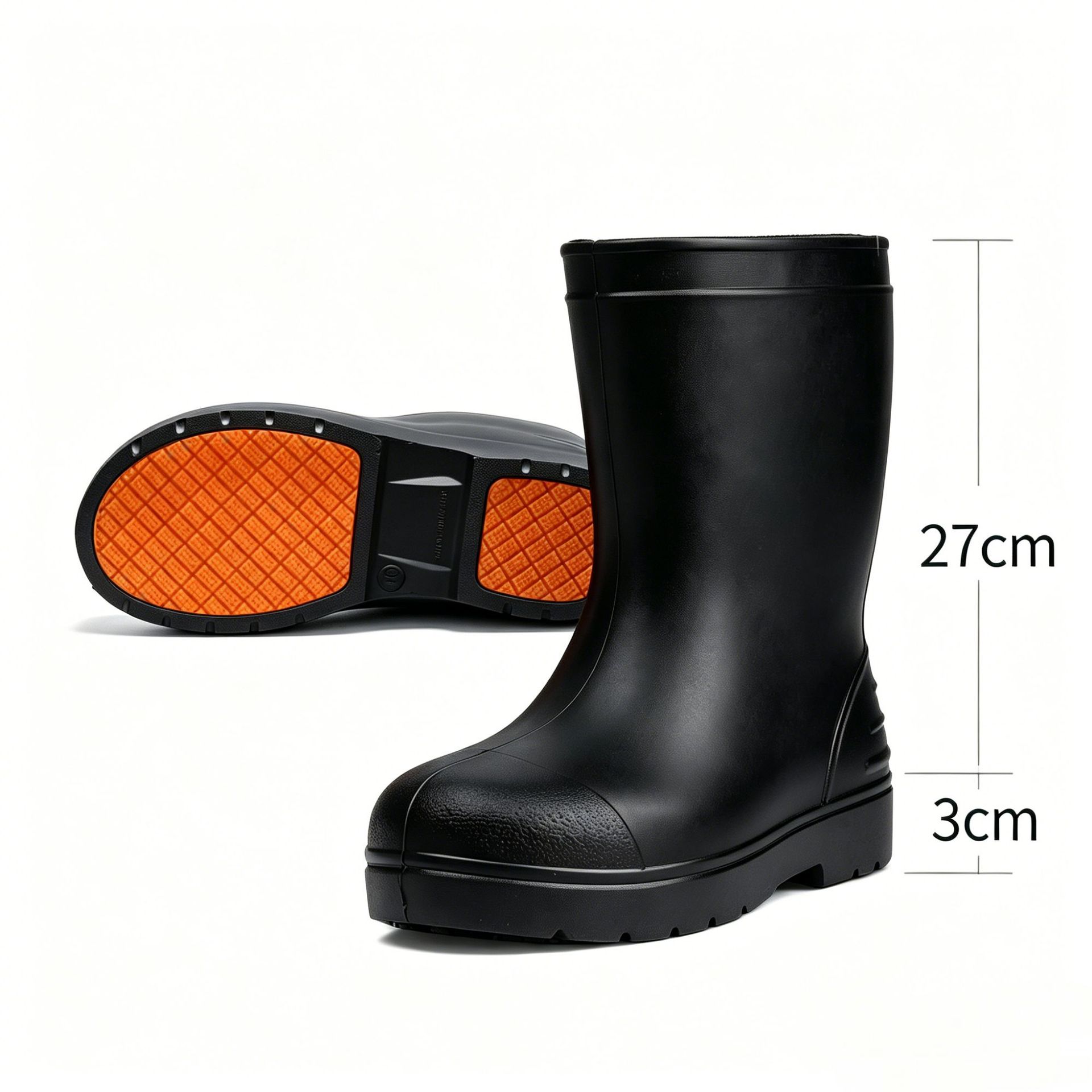 Mid-barrel anti-slip shoes 2503 black