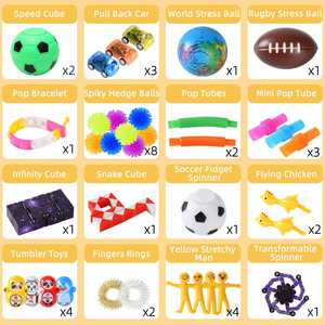 Autistic Sensory Toy Set Bulk Stocking Stuffers Carnival <b>Treasure</b> <b>Box</b> Classroom Prizes Gifts Party Favors for Kids Fidget Toys - Product Image 3