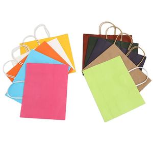 Bolsa de Papel Kraft Trenzado MU, Bolsa de Papel Kraft con Logotipo Personalizado, Bolsa de Papel Kraft de Buena Calidad y Económica para Compras y Regalos - Product Image 6