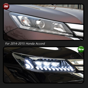 Conversions de phares à LED pour Honda Accord 9ème génération (2014-2015) avec feux de jour et clignotants séquentiels. - Product Image 3