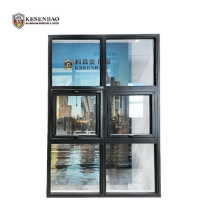 Cửa sổ mái hiên bằng nhôm được chứng nhận của Úc với cửa sổ màn hình bay cho gia đình - Product Image 1