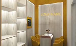 Gabinete de exhibición de joyería respetuoso con el medio ambiente personalizado, quiosco, iluminación LED, escaparate de cristal de joyería para joyería, diseño Interior 3D - Product Image 3