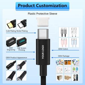 <span class=keywords><strong>Cable</strong></span> USB4.0 <span class=keywords><strong>de</strong></span> Función Completa con Logotipo Personalizado, USB C PD 240W, Carga Rápida USB4, <span class=keywords><strong>Cable</strong></span> USB C <span class=keywords><strong>de</strong></span> 40Gbps para Thunderbolt <span class=keywords><strong>4</strong></span> - Product Image 2