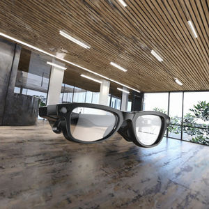 Lunettes intelligentes M02 800W Pixel Black Technology avec étui de recharge, 1080P, étanches IPX-5, transmission Wifi, reconnaissance d'image IA - Product Image 3