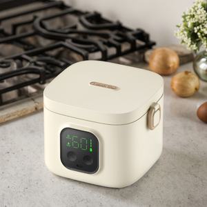 2025 Newly Designed Portable 800ml Insulated Bow Smart Lunch Box for Kids Wireless USB <b>Battery</b>-Powered for Car Home Outdoor Use - Product Image 6