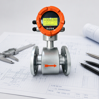 RUIJI OEM ODM Flowmeter Elektromagnetik NRLD Digital Stainless Steel Flange Liquid Meter Merek RUIJI untuk Penggunaan Pabrik