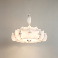 Lampe suspendue en forme de fleur à pétales multicouches, lampe suspendue artistique florale pour salle à manger, chambre à coucher, salon, décoration de la maison