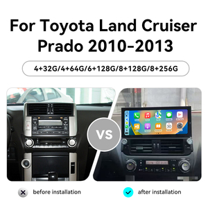 12.3 inch Android 13 System for Toyota Land Cruiser Prado 2010-2013 Touch Screen GPS Navigation CD/DVD <strong>Player</strong> - Product Image 2