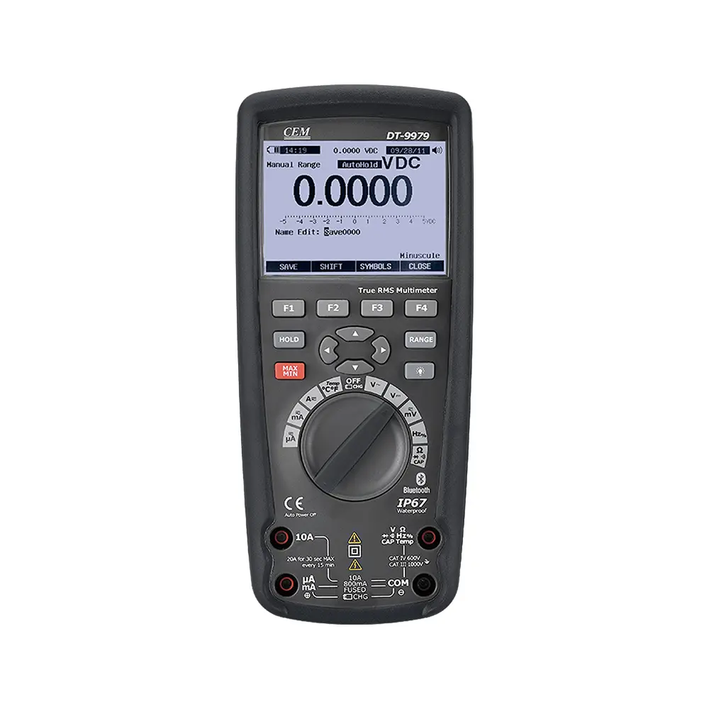 CEM DT-9979 Vero RMS Multimetro Digitale Tester AC DC 50000 conti Produttore Originale